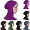 Vrouwen Lady Ninja Head Cover Katoen Moslim Hoofddoek Innerlijke Hijab Caps Islamitische Underscarf Ninja Hijab Sjaal Hoed Cap Bone Motorkap