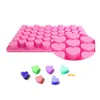 Stampi da forno Sile a forma di cuore Stampo per cioccolato Gummy Candy Maker Vassoio per ghiaccio Jelly Mod 55 cavità Cucina Dessert Torta Bakeware Strumenti Solido Dhudf