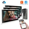 Dörrklockor 10 tum HD Villa Video Intercom 1080p Doorbell For Home Tuya App Wireless Intercom Call Unlocking etc HKD230918