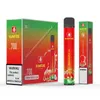 Original Shenzhen Sunfire 700 Puffs Einweg -Vape Vape Stift 2ml vorgefüllte elektrische Zigarette 10 Aromen TPD ROHS CE zugelassener Dampf 0% 2% 3% 5% Puff 800 900 Tornado Vapes Vapes