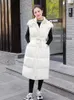 여자 조끼 조끼 여성 2023 가을 겨울 패션 한국어 느슨한 민소매 아래 면화 양복 조끼