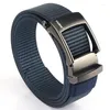 Belts Design Outdoor Sport Belt Alloy Automatic Buckle Casual For Man Breathable Thick Nylon Strap 120CM Length Waist Support