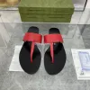 Designer Slippers G Thong Vrouwen Slippers Klassieke Mannen Sandalen Brief Dunne Slides Platte Rubberen Slipper Heren Slippers Zomer Strand Glijbaan Luxe Outdoor