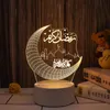 Andere evenementen Feestartikelen Moslim Ramadan Decor Ornament EID Mubarak LED Festival Nachtlampje Eid Al Adha Gift Gurbang Ramadan Decoratie voor thuis 230918