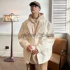 Misto lana da uomo Cappotto di lana invernale addensato da uomo Moda calda Giacca di lana spessa casual da uomo Cappotto di lana corto allentato coreano Cappotto da uomo M-3XL J230918