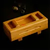 Sushi Tools wooden white sushi mould Special flat roller shutter tools Bamboo rice pressing mat bento maker 230918