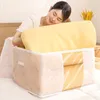 Storage Bags Cloth Quilt Bag Duvet Cover Under Bed Printed Nordic Blanket Organizer Clothes In Cabinets