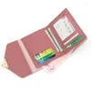 Wallets Personalized Fashion Women's Short Purse Heart-shaped Card Bag Sleeve Wallet