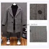 Frauen Wolle Mischungen Jungen Woolen Mantel 2023 Frühling Herbst Neue Mode Solide Drehen Kragen Outwear 5-14T kinder Mantel Hohe QualitätL230918