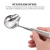 Spoons 2 Pcs Stainless Steel Sauce Spoon Serving Dessert Pastry Long Handle Kitchen Gadget Duckbill Mini Pencils
