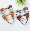 Party Supplies Child Girl Cartoon Hairband Hoop Plush Animal Ears pannband Christmas Cosplay Party Props DE761