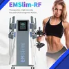 2024 Multifuncional Queima de Gordura Crescimento Muscular Escultura de Emagrecimento Corporal EMS RF 4 Alças Instrumento de Beleza HI-EMT Abs Treinamento Colete Linha Máquina de Modelagem