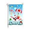 Christmas garden flag courtyard Camping Flags holiday decorations welcome yard Banner Polyester material Customizable P94