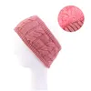 Hair Accessories Double Layer Headband For Women Winter Fluffy Knitted Soft Stretch Ear Warmer Fuzzy Turban Girls Drop Delivery Baby K Dhroe