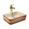 Bathroom Sink Faucets Table Basin Creative Stage Wash Balcony Ceramic Washbasin Single Art Inter-Platform Home