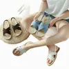 crocuses girl sandals thong woman Vintage rope Fashion trainers buckle house slippers summer loafers 2022 q6br#