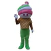 Desempenho sorvetes mascote traje halloween natal fantasia vestido de festa personagem dos desenhos animados terno carnaval unisex adultos outfit