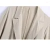 Korki damskie płaszcze 2023 Modna odzież długi płaszcz dla kobiet kobiet stałych kolorowych kurtek z rękawami kieszonkowy luz