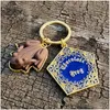 Porte-clés Longes Fashion Chocolate Frog Porte-clés Bague Tout de Chariots Wizard Magic World Cosplay Porte-clés Porte-clés Bijoux Ac Dh1Py