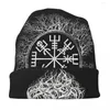 Berets Viking Hats Outdoor Hats Vegvisir i Tree of Life Yggdrasil Bonnet Hat Skullies Caps