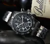 Breitli Tops Mensフル機能の腕時計ムーブス運動男性タイムクロックフルルステンレス鋼バンドSapphire Glass Relogio Masculino Wristwatch Bentle-1