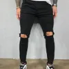 New Style Ripped Pants Slim Fit Stretch Men's Jeans Fashion Casual Hip Hop Jeans F1209276n