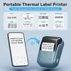 (Med gratis etikett) NIIMBOT B1 Label Printer Thermal Bt Multifunktionell liten vattentät tillverkare Maskin 25-50 mm bred hållbar hemmakontor Mat affärskod