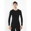 Scen Wear High Quality Latin Dance Tops för Male Black Color Fabric Modal Shirts Professionella fashionabla män Moderna balsalskläder B150