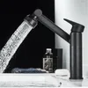 Bathroom Sink Faucets Basin Faucet Solid Brass Deck Mounted Mixer Tap 360 Degree Rotation Black/Gold/Chrome Water