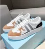 Top Luxur Clay Sneakers Shoes Women Men Low-top Trainers Paneled Mesh Grained Calfskin Suede Popular Couple Party,Dress Skateboard Walking Party Wedding
