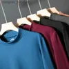 Damen-Thermounterwäsche, Winter-T-Shirt für Männer, langärmelige T-Shirts, Rollkragen-Thermounterwäsche, hochwertige, weiche, dünne Fleece-Hemd zum Warmhalten, Hemd Homme 4XL L230919