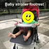 Stroller Parts Baby Footrest Infant Cart Oxford Cloth Leg Rest Foot Board Toddler Seat Extender Feet Extensions 35x35cm