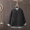 Etnische Kleding Vrouwelijke Herfst- en Winterkleding Retro Top Katoen Linnen Uitloper Chinese Stijl Dames Jas Tang Pak Femme 11861231Y