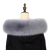 スカーブフェイクファーカラーショール冬のコートフードの装飾偽のスカーフパーカス230919のための毛皮
