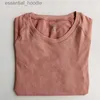 Damesblouses Shirts Yogaworld Kleding Dames Tops T-shirts T-shirt trainingspak Yogakleding Dames Sport Hoog elastisch Fitness Zomer Lichtgewicht T-shirt met korte mouwen L23