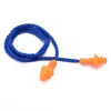 10 paires de bouchons d'oreille souples et imperméables avec cordon de protection réutilisable pour la natation et la réduction du bruit pour la livraison de goutte de Slee Dhptk
