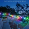 LED Strings Party 5m 50LLD Smart Bluetooth Fairy String Light RGB Zmienny Boże Narodzenie zielony drut Twinkle Light App Control Wedding Garland Light HKD230919