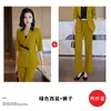 Kvinnors tvåbitar byxor Business Suit Design Sense Nisch Spring and Summer Korean Style Casual All-Matching Fashion Western Slimming S