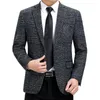 Costumes pour hommes Batmo 2023 Arrivée Haute Qualité Smart Plaid Jolie Blazer Hommes Vestes Grande Taille M-3XL 507