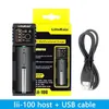 New LiitoKala Lii-100B Lii-100 18650 Battery smart Charger For 26650/18350/16340/18500/AA/AAA 3.7V 1.2V Ni-MH Ni-Cd Lithium