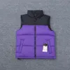 1996 Down Gilets pour hommes Femmes Gilet Northern Outdoor Zipper Couples Vêtements d'extérieur Violet Noir Beige Blanc Gris Rouge Bleu Weskit Jaune Vert Coupe-vent Chaud Gilet décontracté