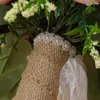 Hochzeit Blumen Brautstrauß Hand halten Simulation Rosen weiß künstliche Feier Pografie Requisiten Party Supplies