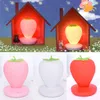 Luces nocturnas táctiles regulables, luz LED de silicona, luz nocturna de fresa, lámpara de noche USB para bebés, niños, regalo para niños, decoración de dormitorio