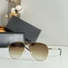 Herren- und Damen-Designer-Sonnenbrillen aus Verbundmetall, randlose optische Rahmen, klassische Luxus-Sonnenbrillen mit goldenem Visier, Fahrsonnenbrillen