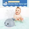 Baby Toy Baby Up Bath Tub Toys Whale Water Sprinkler Pool Toys For Toddlers Spädbarn Whale Water Sprinkler Pool Toy 230919