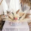 Fleurs décoratives Décorations de table Centres de table séchés pour fête de mariage Bohe Arrangement floral Ferme DIY Décoration Décor à la maison