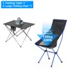 Camp Furniture Outdoor Camping Ultralight Folding Chair Fold Table Travel Fishing BBQ Hiking Strong High Load 150kg Beach Oxford Cloth Chair 230919