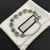 designer armband luxe designer armbanden voor vrouwen zilveren letter bloem armband modetrend coole armband mannen klassieke sieraden jubileumcadeau leuk