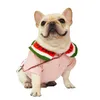 Vestiti per cani Piccola camicia di cotone Bulldog francese Cappotto estivo Chihuahua Costume divertente per cani Pug Pet Abbigliamento T200710233Y