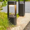Современный и минималистичный уличный светодиодный светильник для газона AC85-265V садовый ландшафтный водонепроницаемый двор парковое освещение